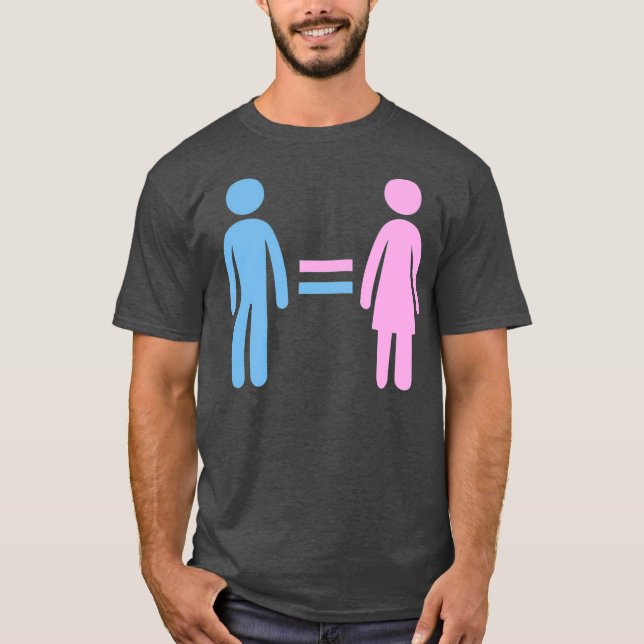gender equality diversity pride transgender T-Shirt (Front)