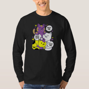 Gender Fluidity Not He Not She Just Me Non Binary  T-Shirt