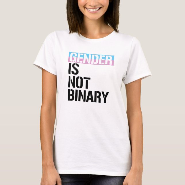 Gender is not Binary T-Shirt (Front)