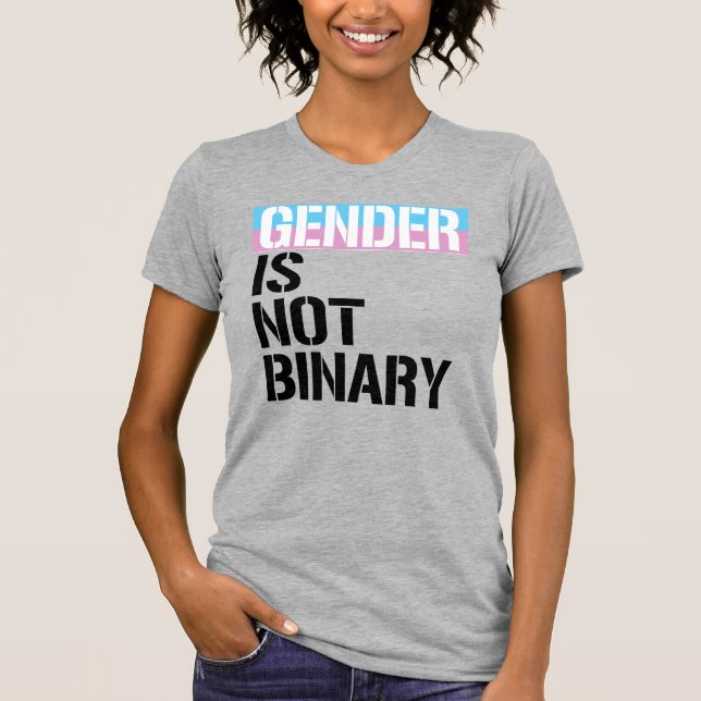 Gender is not Binary T-Shirt (Front)
