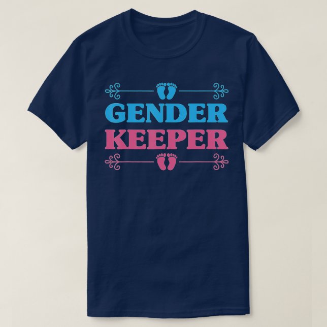 Gender Keeper Gender Reveal (1)  T-Shirt (Design Front)