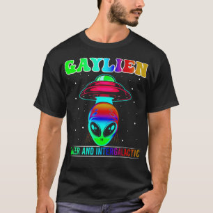 Gender Lesbian Gay Trans Queer Rainbow 45 T-Shirt