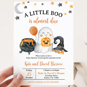 Gender Neutral A Little Boo Baby Shower Invitation