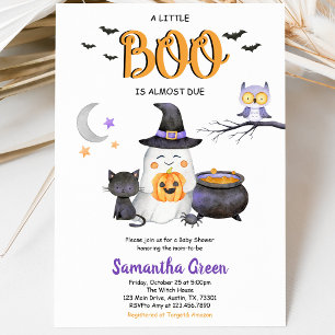 Gender Neutral A Little Boo Baby Shower Invitation