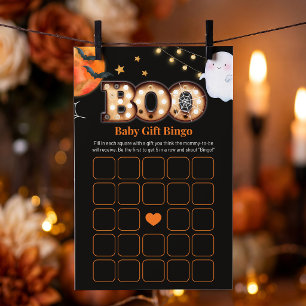Gender Neutral A Little Boo Halloween Bingo Game