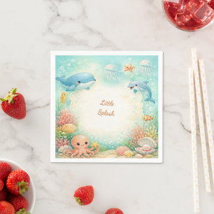 Gender Neutral Baby Shower Under The Sea Party Napkin
