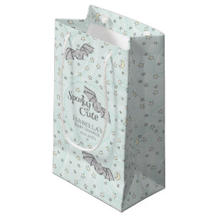 Gender Neutral Bats Spooky Cute Baby Shower Small Gift Bag
