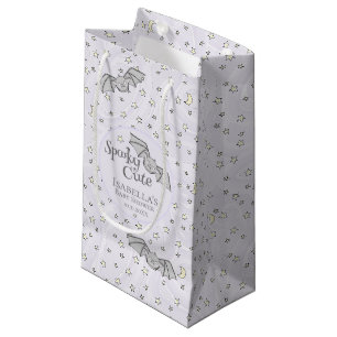 Gender Neutral Bats Spooky Cute Baby Shower Small Gift Bag
