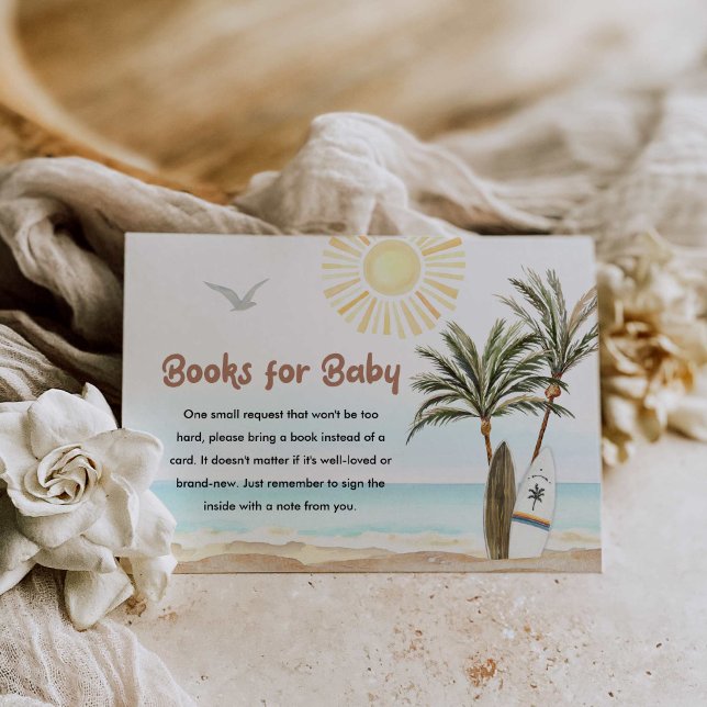 Gender Neutral Beach Books for Baby Enclosure Card (Creator Uploaded)