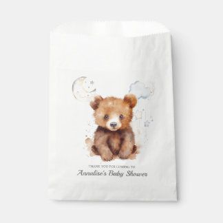 Gender Neutral Bear Baby Shower Favour Bags