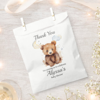 Gender Neutral Bear Thank You Favour Bags