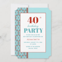 Gender neutral Birthday Invitation