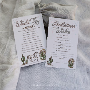 Gender Neutral Double Sided Baby Shower Games