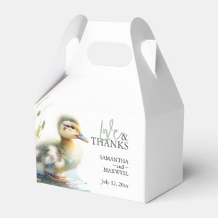 Gender Neutral Duck Baby Shower Favour Boxes