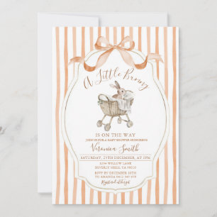 Gender Neutral Easter Spring Bunny Baby Shower Invitation