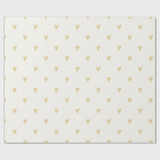 Gender Neutral Gift Wrap | Sand Hearts