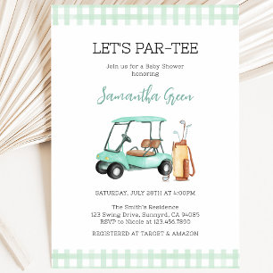 Gender Neutral Golf Baby Shower Invitation