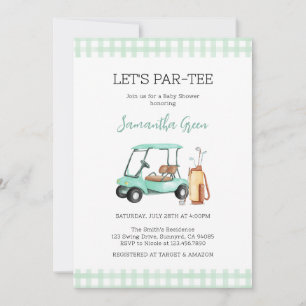Gender Neutral Golf Baby Shower Invitation