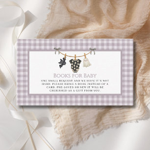 Gender Neutral Halloween Books For Baby Shower Enclosure Card