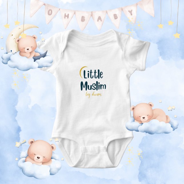 Gender Neutral Islamic Quote Slogan Nap Sleep Baby Bodysuit (Creator Uploaded)