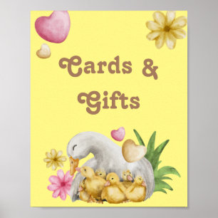 Gender Neutral Mummy and Baby Cute Card & Gifts  Poster