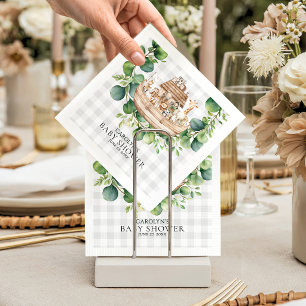 Gender Neutral Noah's Ark Animals Luncheon Napkin