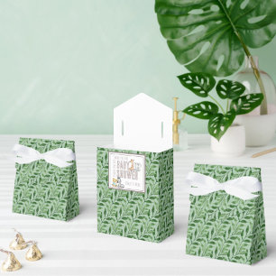 Gender Neutral Safari Greenery Baby Shower Favour Box