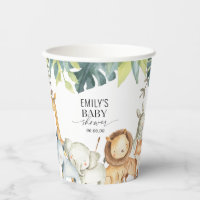 Gender neutral Safari jungle animal baby shower