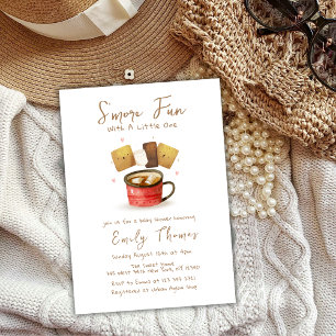 Gender Neutral S'more Fun Fall Baby Shower Invitation