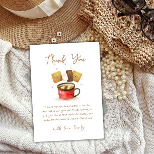 Gender Neutral S'more Fun Fall Baby Shower Thank You Card