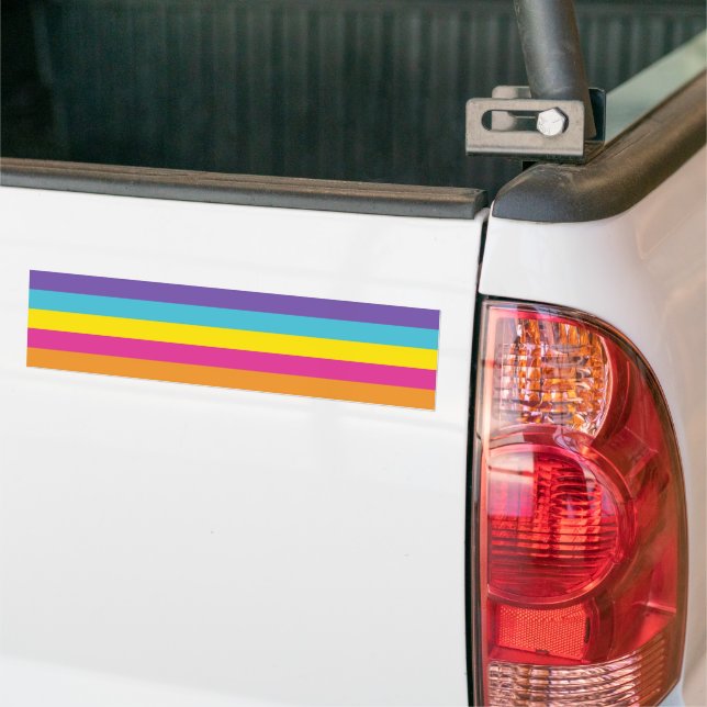 Gender Nonbinary Pride Bumper Sticker (On Truck)