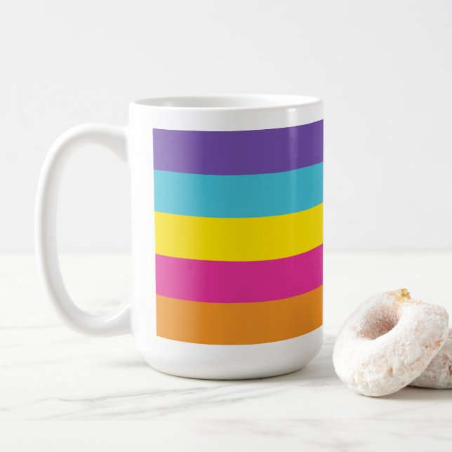 Gender Nonbinary Pride Coffee Mug (With Donut)