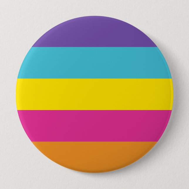 Gender Nonbinary Pride Flag 10 Cm Round Badge (Front)