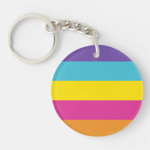 Gender Nonbinary Pride Flag Key Ring