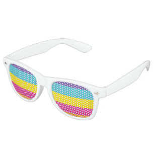 Gender Nonbinary Pride Flag Retro Sunglasses