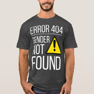 Gender Not Found Agender Nonbinary Gay Queer rans T-Shirt