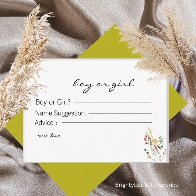 Gender Prediction & Advice Card (Creator Uploaded)