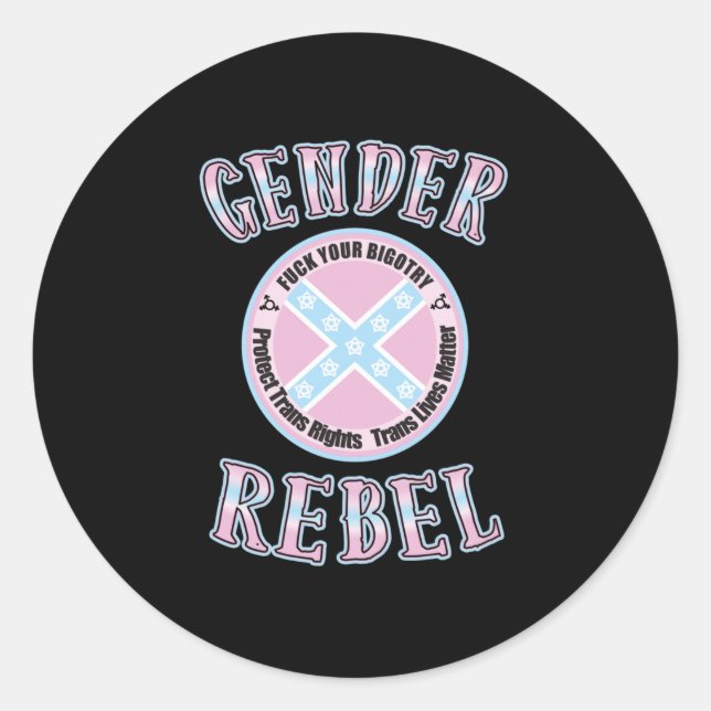 Gender Rebel Sticker  (Front)