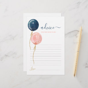 Gender Reveal Advice for Mum To Be card