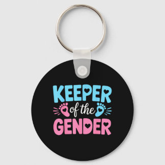 Gender Reveal Baby Announcement Keeper Of The Key Ring