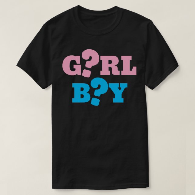 Gender Reveal Baby Shower 1 T-Shirt (Design Front)