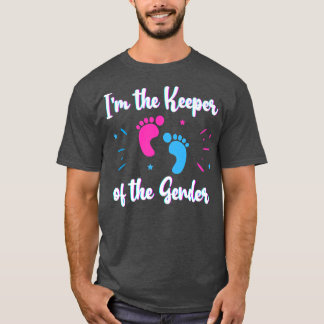 Gender Reveal  Baby Shower I'm the Keeper of the G T-Shirt