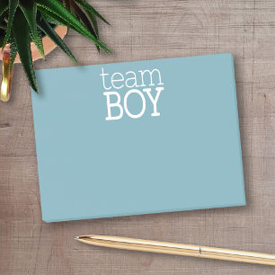 Gender Reveal Baby Shower - Team Blue Boy Post-it Notes