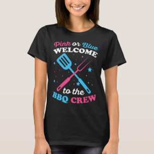 Gender Reveal Bbq Design For A Bbq Lover  T-Shirt