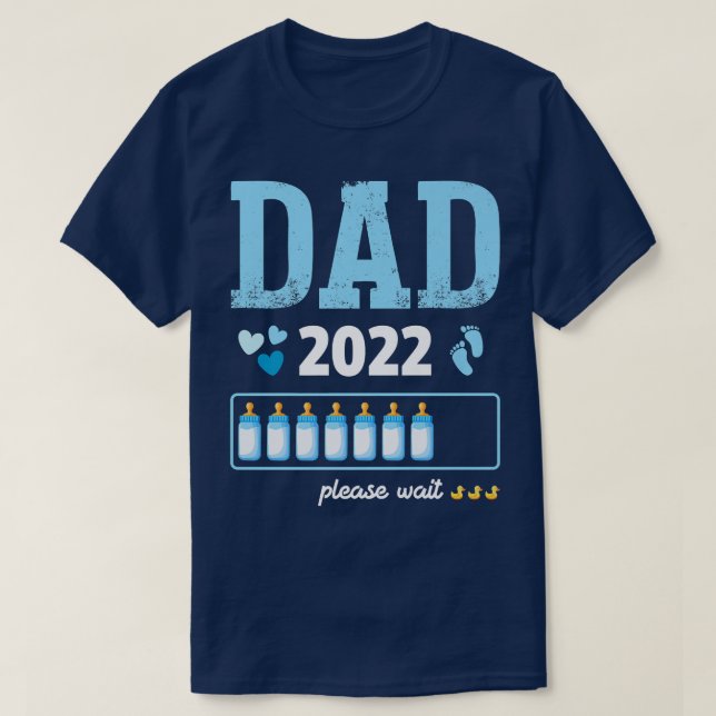 Gender Reveal Boy 2022 Funny Pregnancy Announcemen T-Shirt (Design Front)