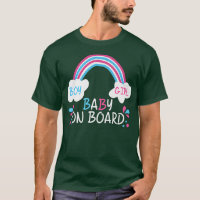 gender reveal Boy or Girl baby on board women preg
