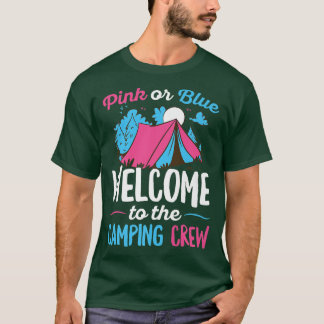 Gender Reveal Camping Design for a Camping Lover T-Shirt