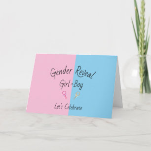 Gender Reveal     Card