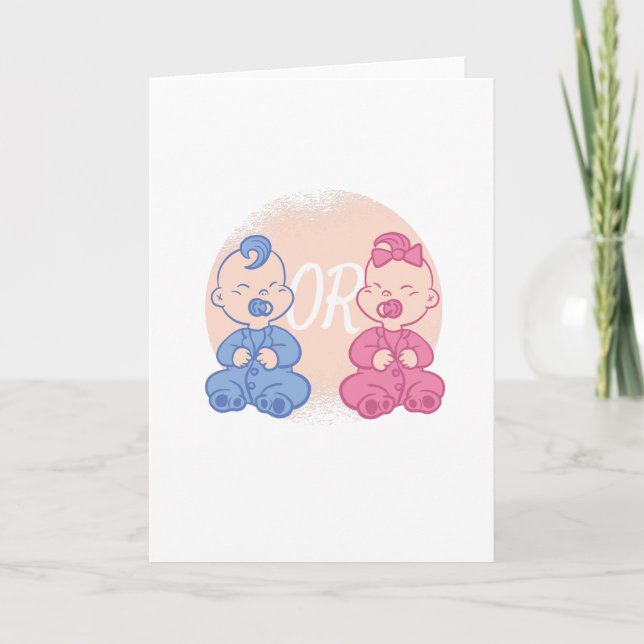GENDER REVEAL CARD (Front)