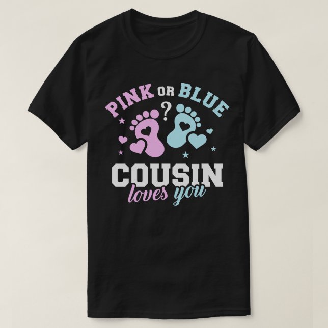 Gender reveal cousin T-Shirt (Design Front)